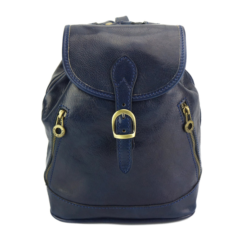 Luminosa Leather Backpack purse-35