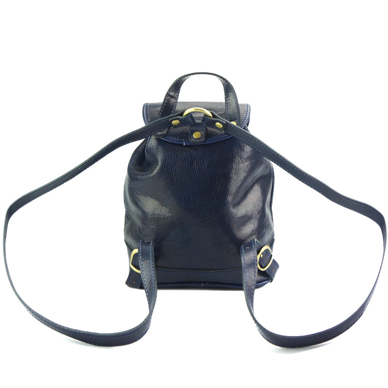 Luminosa Leather Backpack purse-26