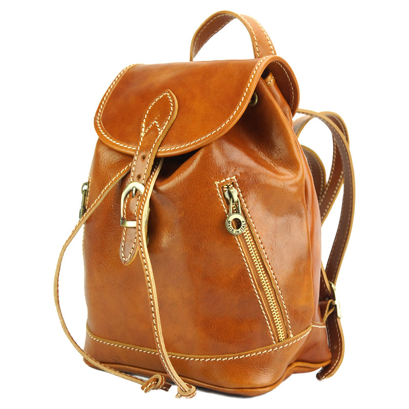 Luminosa Leather Backpack purse-12