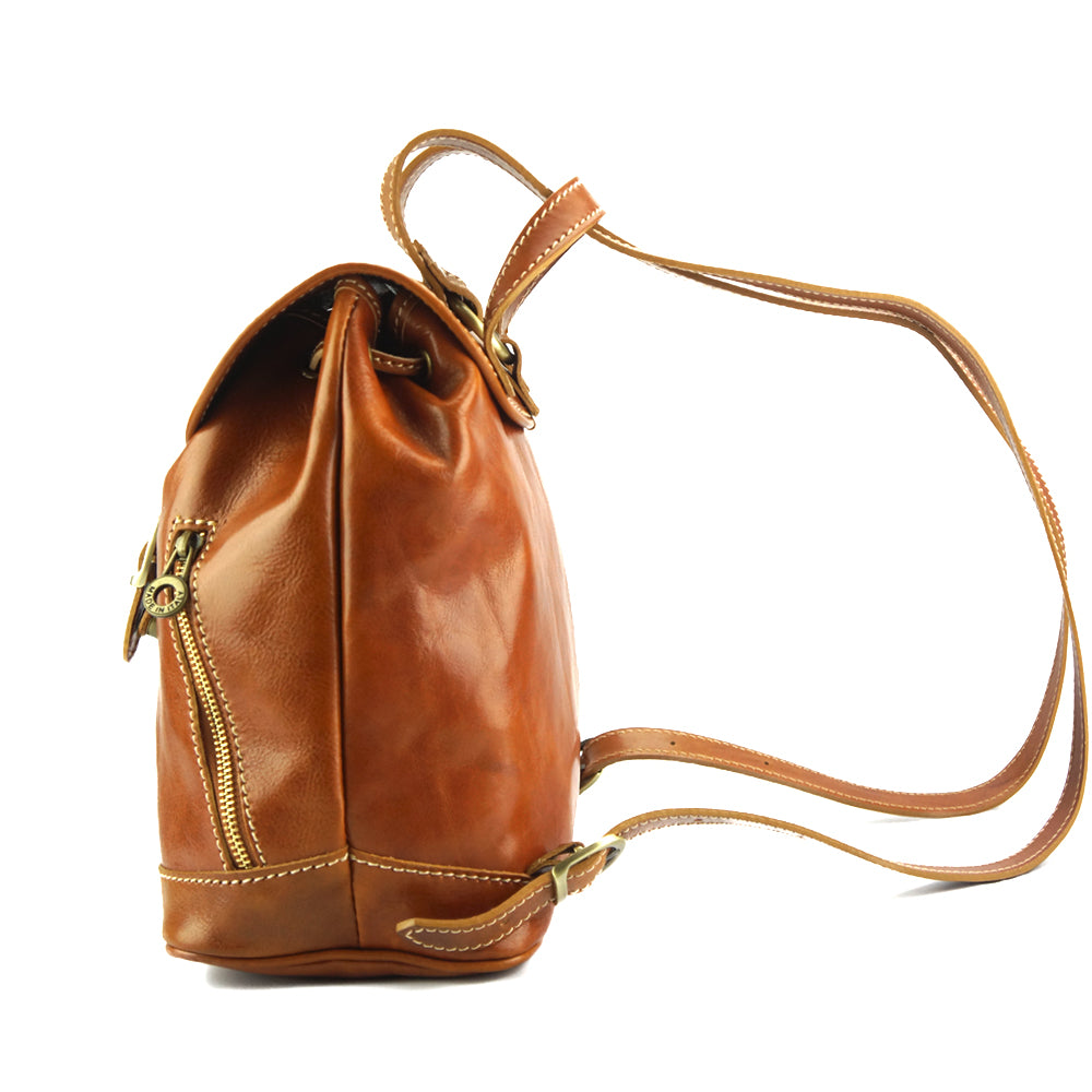 Luminosa Leather Backpack purse-11