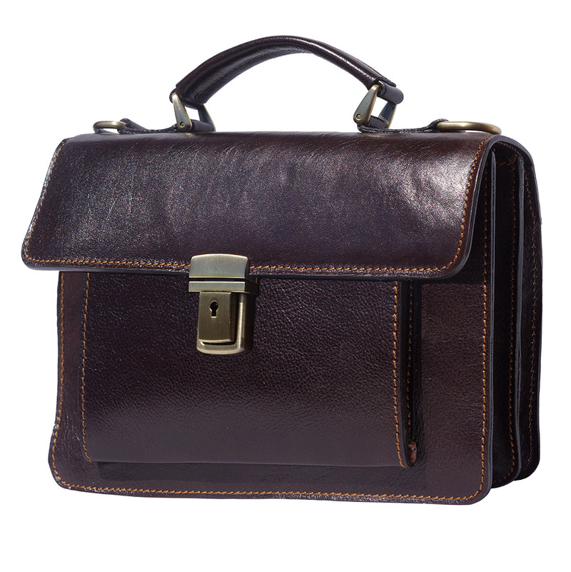 Lucio Mini leather briefcase-25