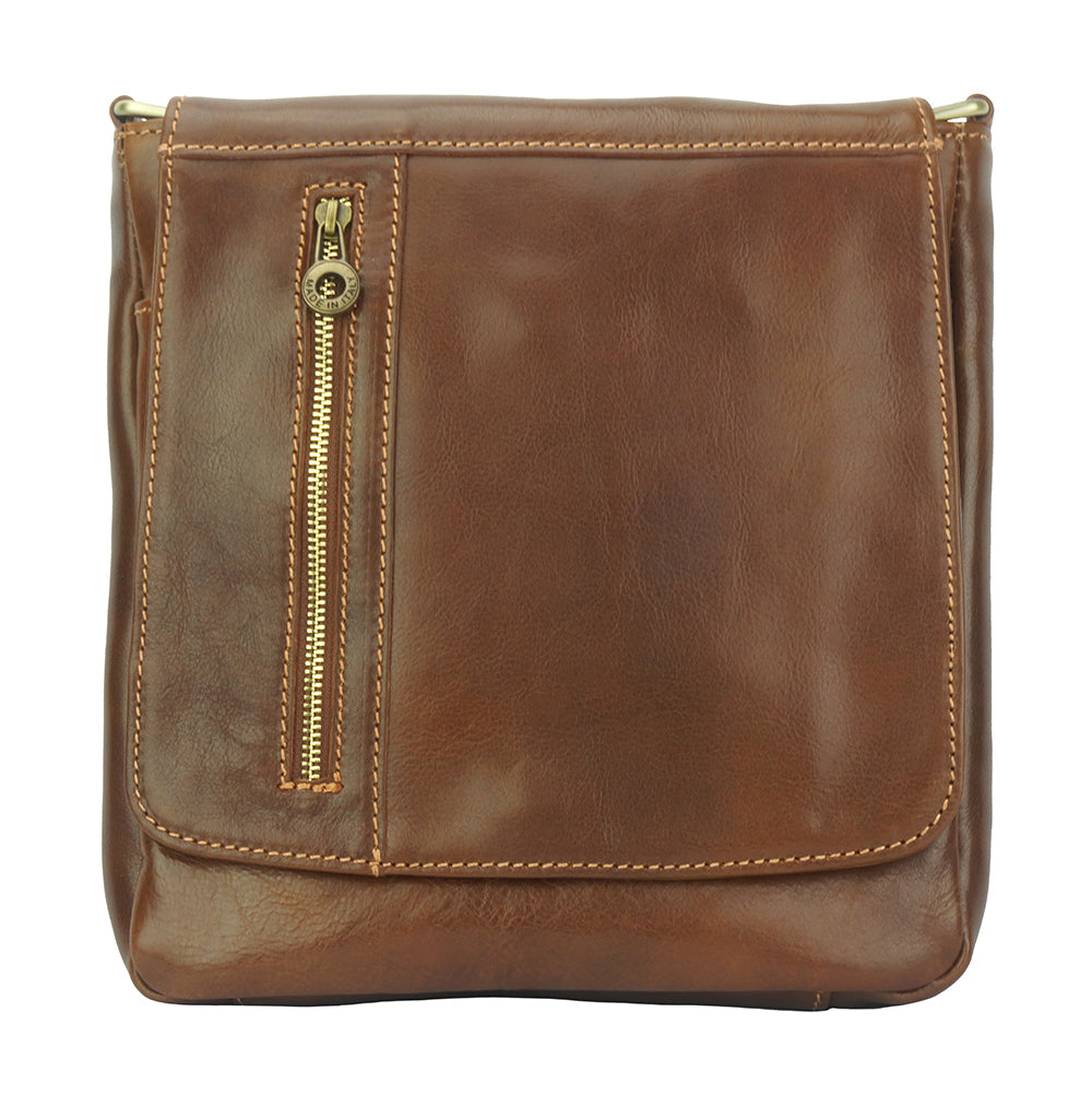 Messenger Amico with genuine leather-30