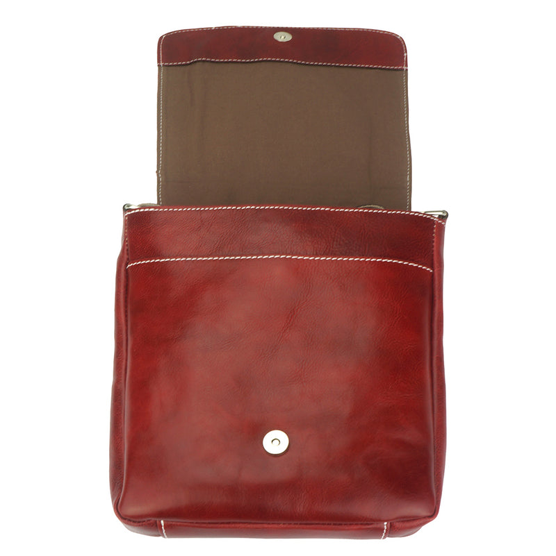 Messenger Amico with genuine leather-22