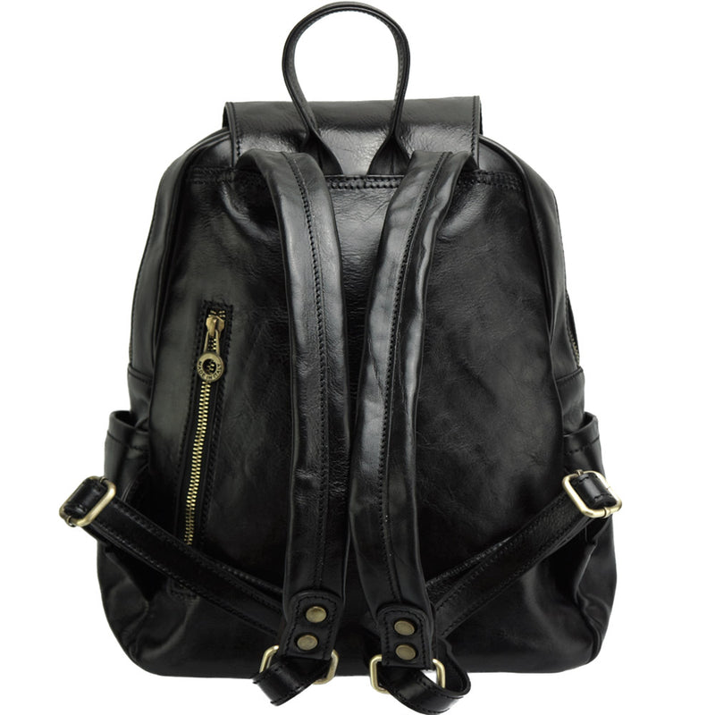 Brittany Backpack in cow leather-10