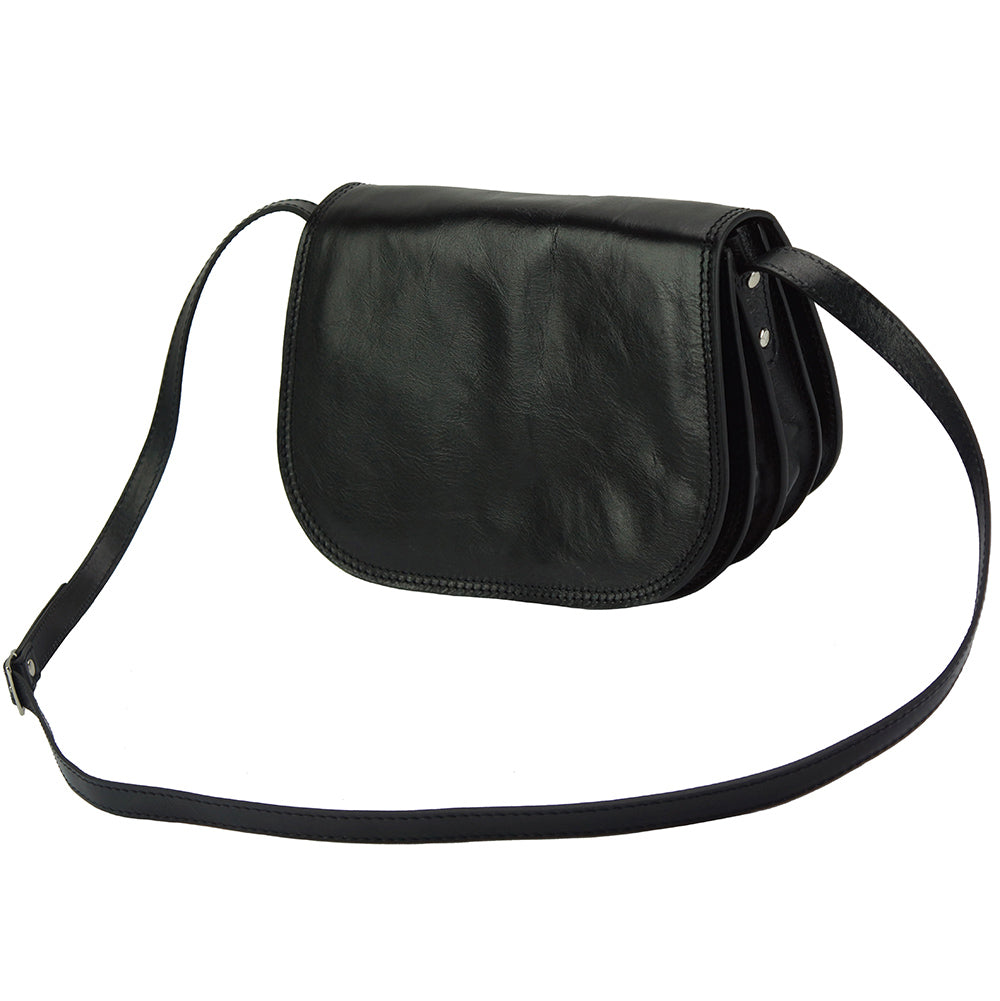 Ines leather shoulder bag-16