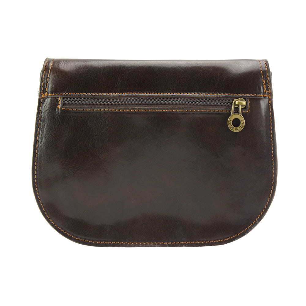 Ines leather shoulder bag-19