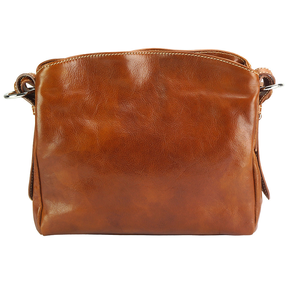 Viviana V GM leather shoulder bag-11