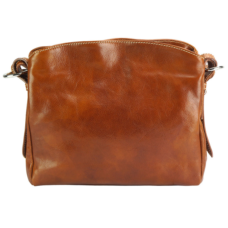 Viviana V GM leather shoulder bag-11