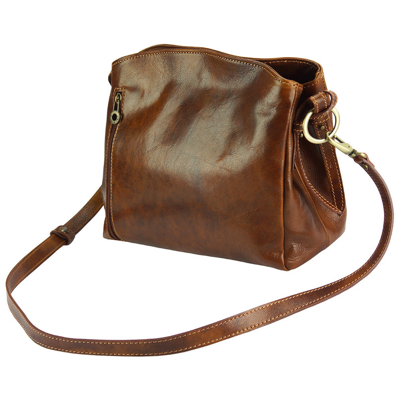 Viviana V GM leather shoulder bag-16