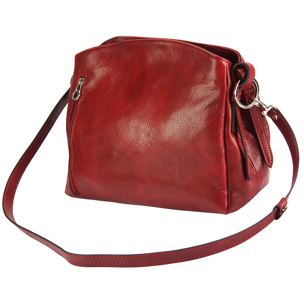Viviana V GM leather shoulder bag-4