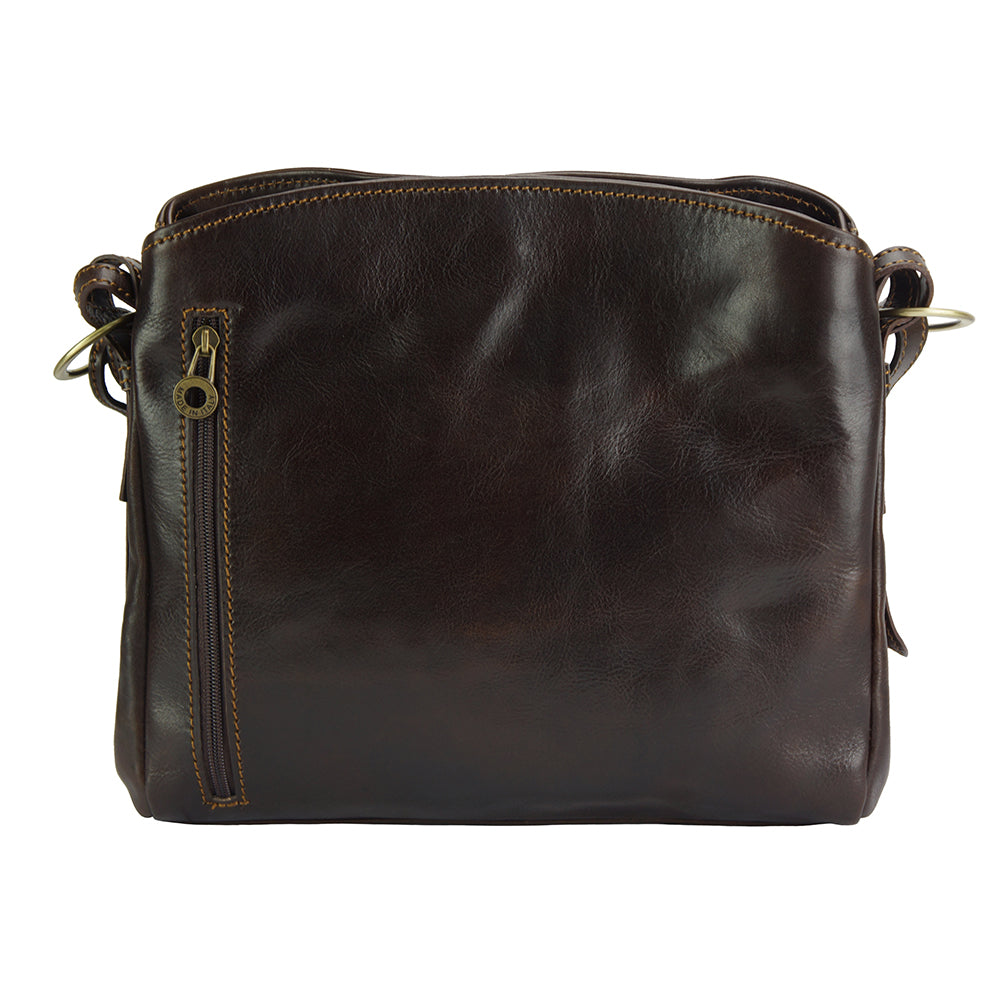 Viviana V GM leather shoulder bag-28