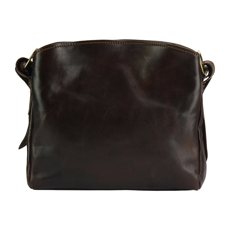 Viviana V GM leather shoulder bag-19