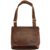 Flap Messenger bag in cow leather-16