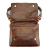 Flap Messenger bag in cow leather-4