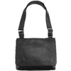 Flap Messenger bag in cow leather-17