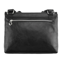 Flap Messenger bag in cow leather-6