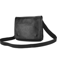 Flap Messenger bag in cow leather-8