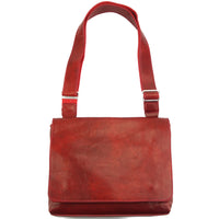Flap Messenger bag in cow leather-18