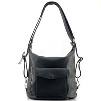 Lidia leather shoulder bag-17