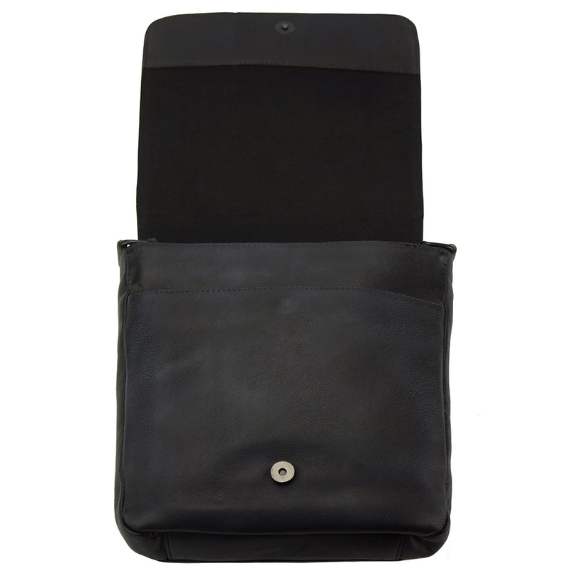 Igor Messenger Flap leather bag-2