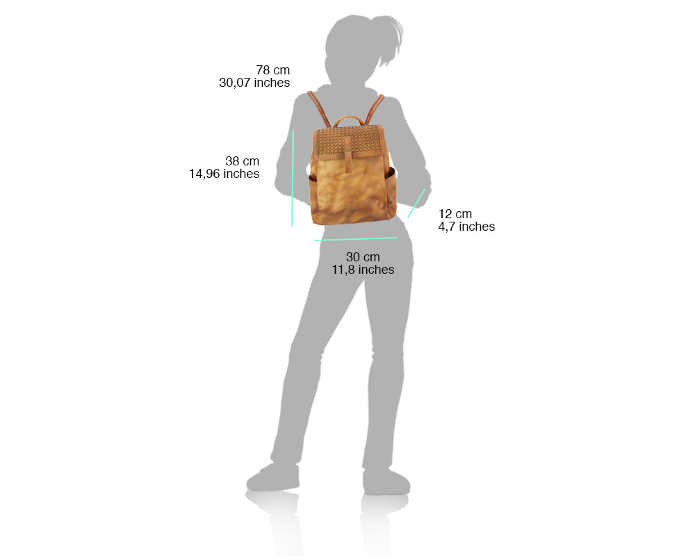 Nicola Leather Backpack-4