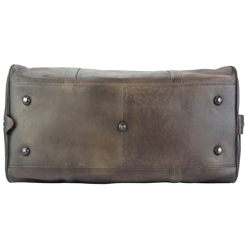 Travel bag Serafino in vintage leather-2