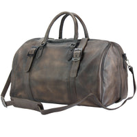 Travel bag Serafino in vintage leather-3