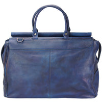 Travel bag Gennaro in vintage leather-0