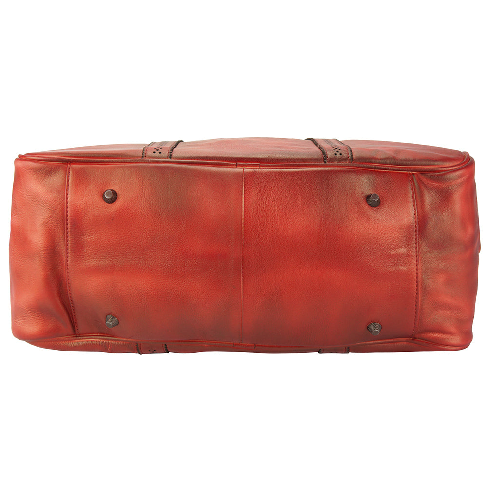 Travel bag Danilo in vintage leather-9