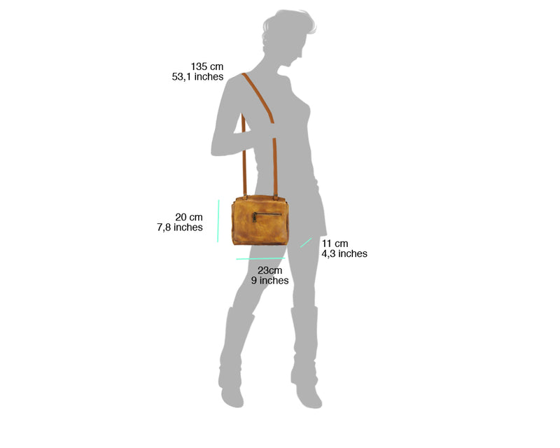 Livio leather Messenger bag-4