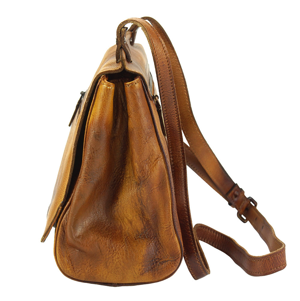 Livio leather Messenger bag-12