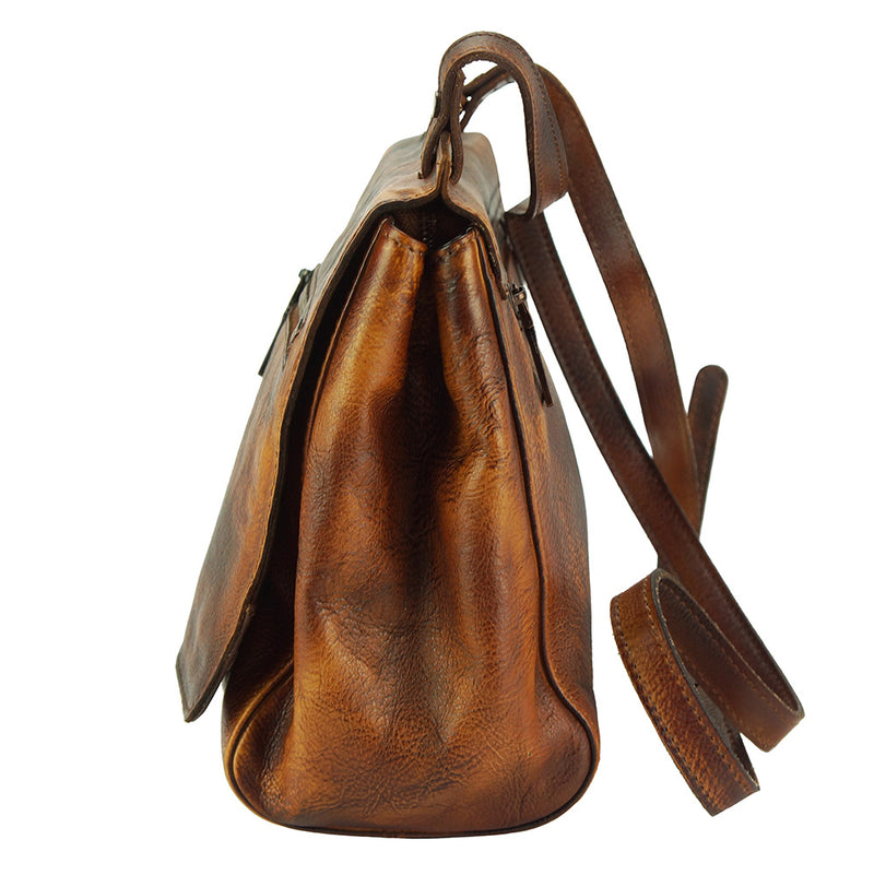 Livio leather Messenger bag-17