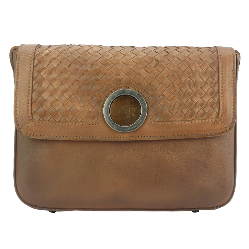Shoulder flap bag Luna GM by vintage leather-19
