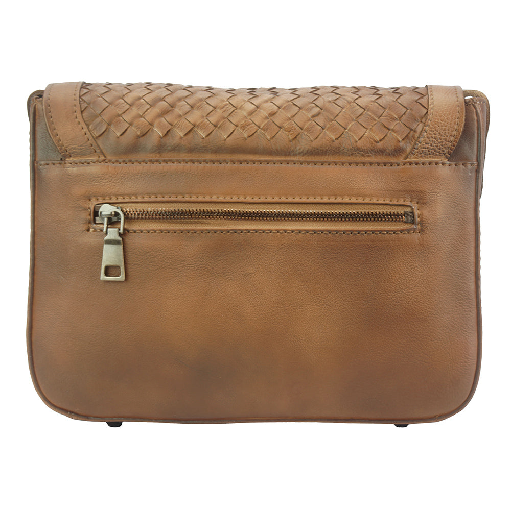Shoulder flap bag Luna GM by vintage leather-12