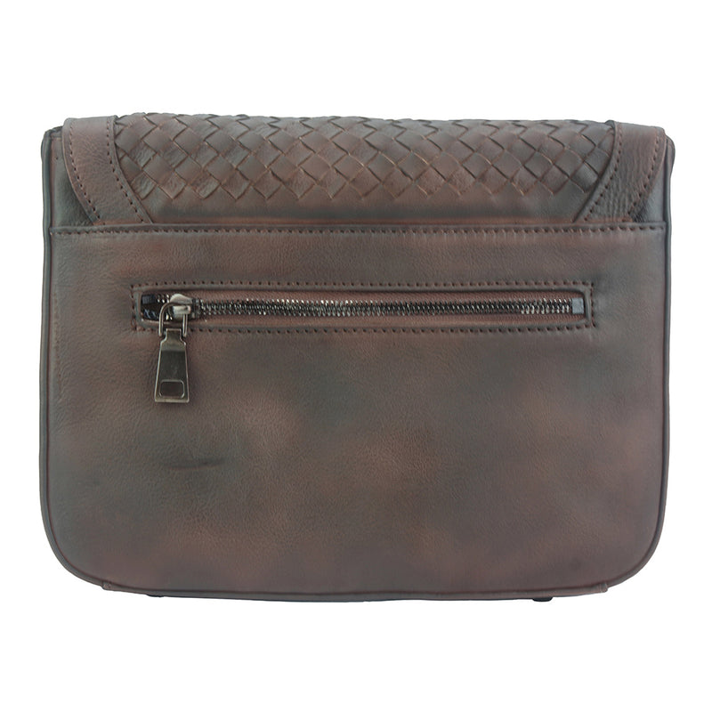 Shoulder flap bag Luna GM by vintage leather-8