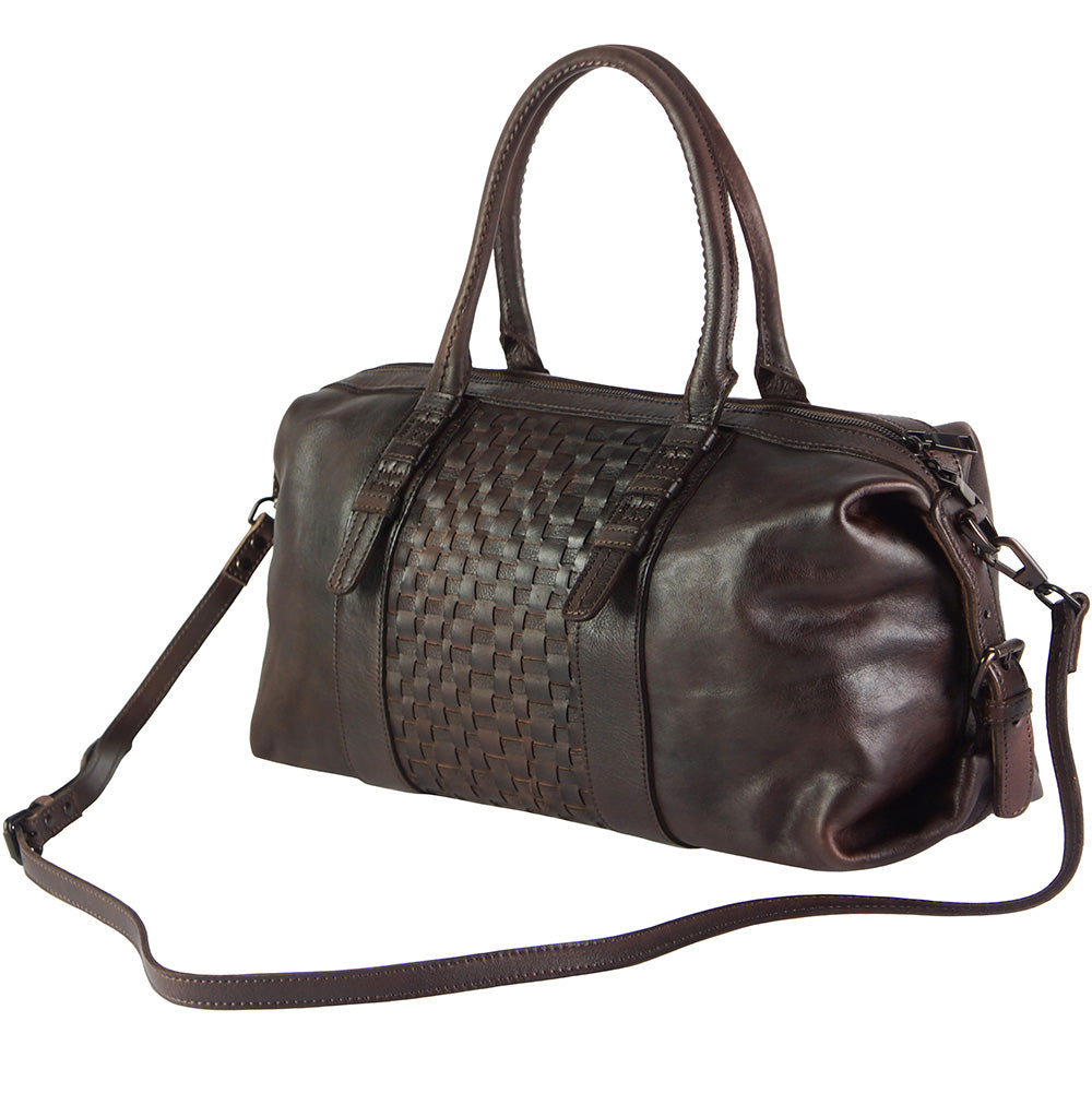 Agnese Leather travel bag