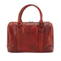 Fulvia Leather Boston Bag-8