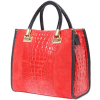 Open Tote leather bag-0