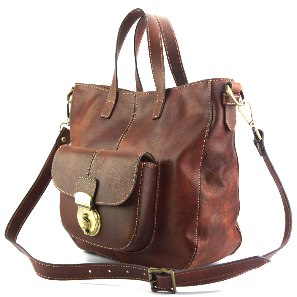 Duomo leather shoulder bag-5