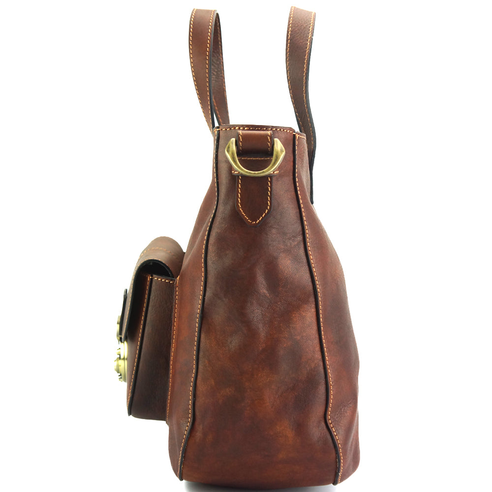 Duomo leather shoulder bag-6