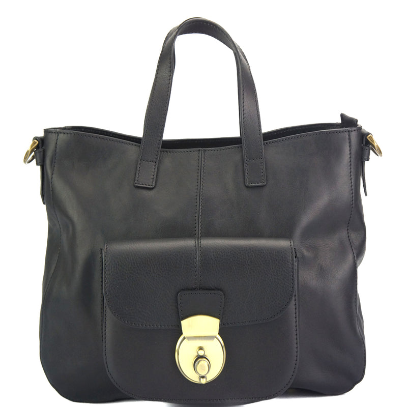 Duomo leather shoulder bag-26