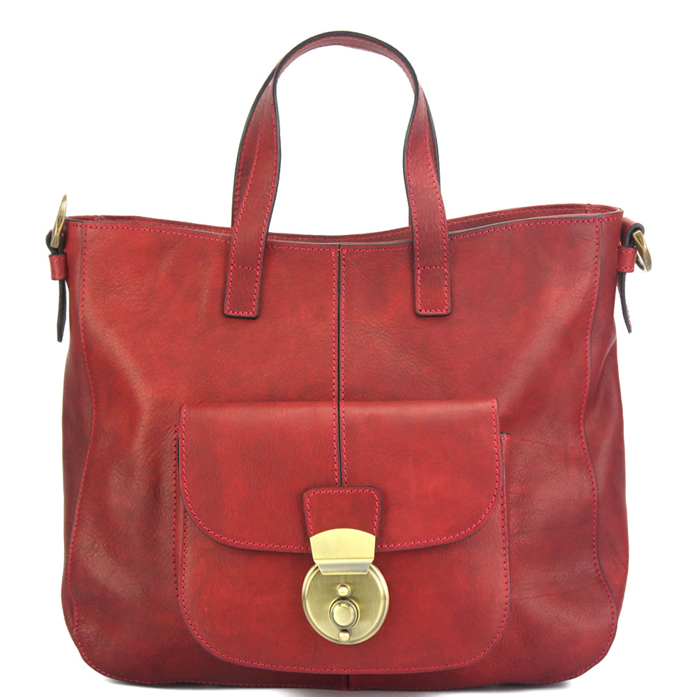 Duomo leather shoulder bag-27