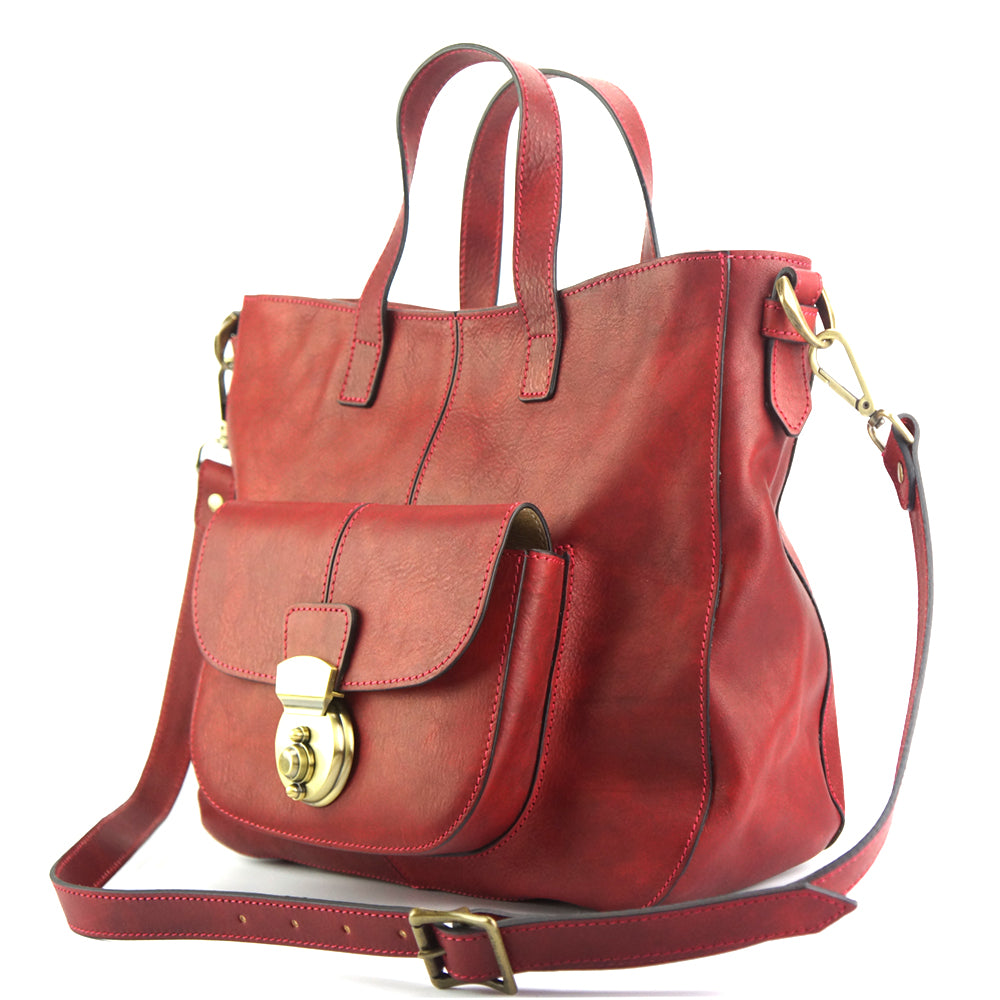 Duomo leather shoulder bag-14