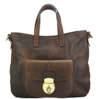 Duomo leather shoulder bag-28