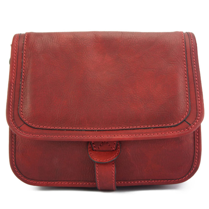 Leather bag leather - Marilena GM in red