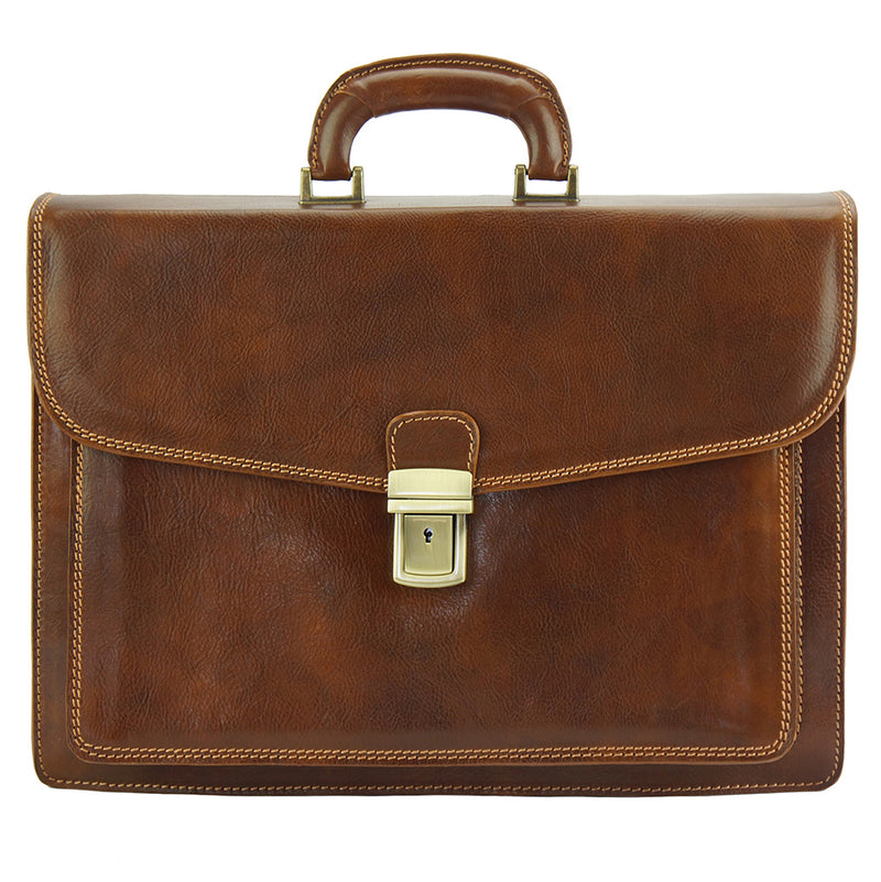 Dalmazio Leather Briefcase-31