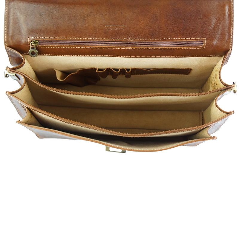 Dalmazio Leather Briefcase-10