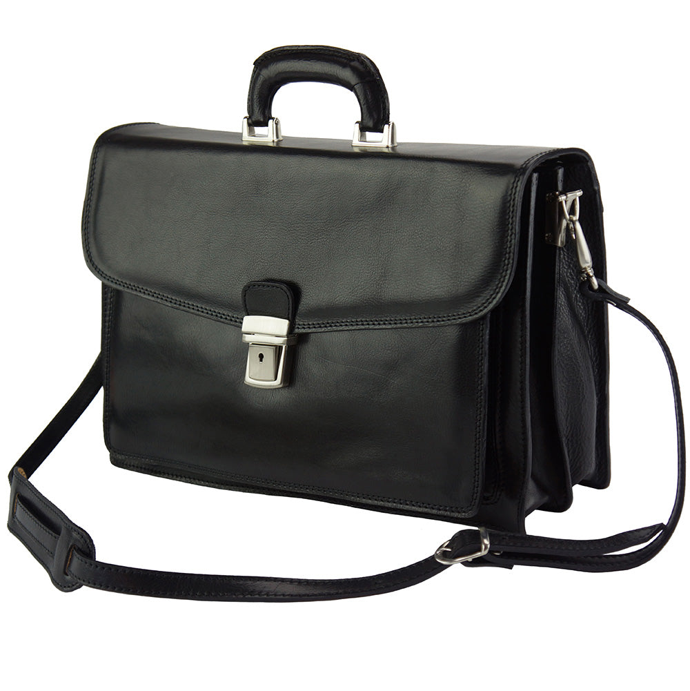 Dalmazio Leather Briefcase-14