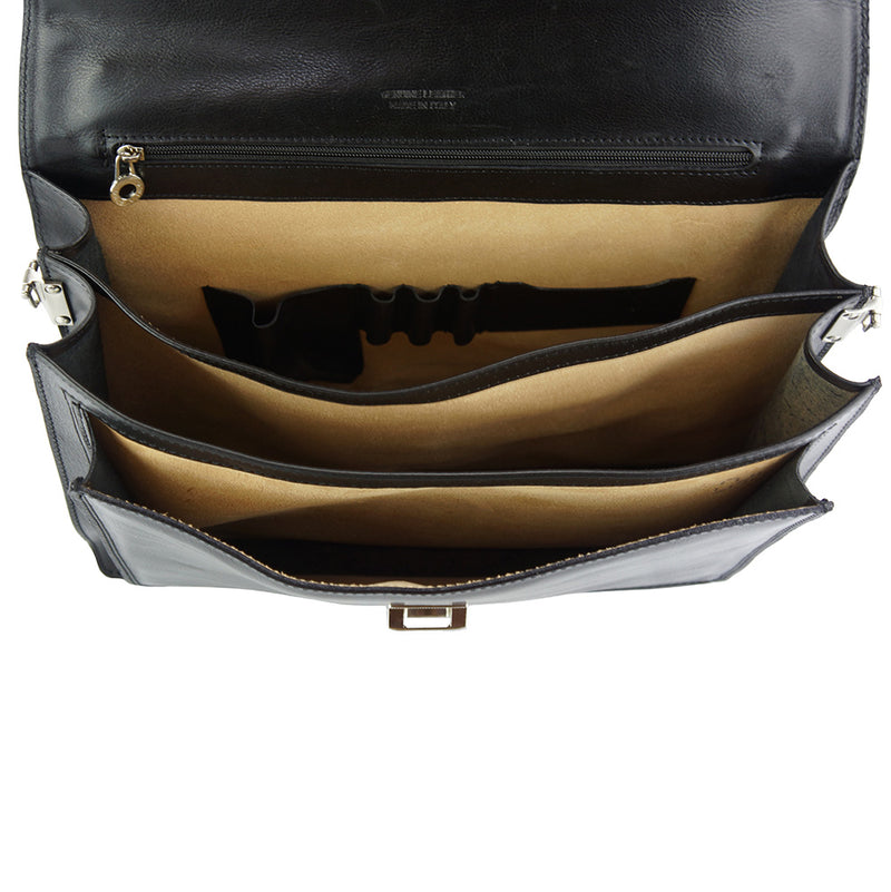 Dalmazio Leather Briefcase-16