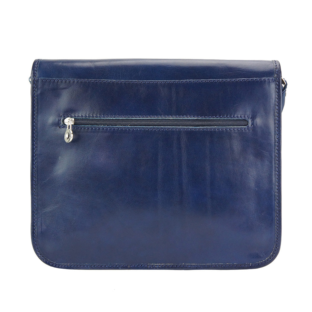 Palmira Leather Messenger Bag-0